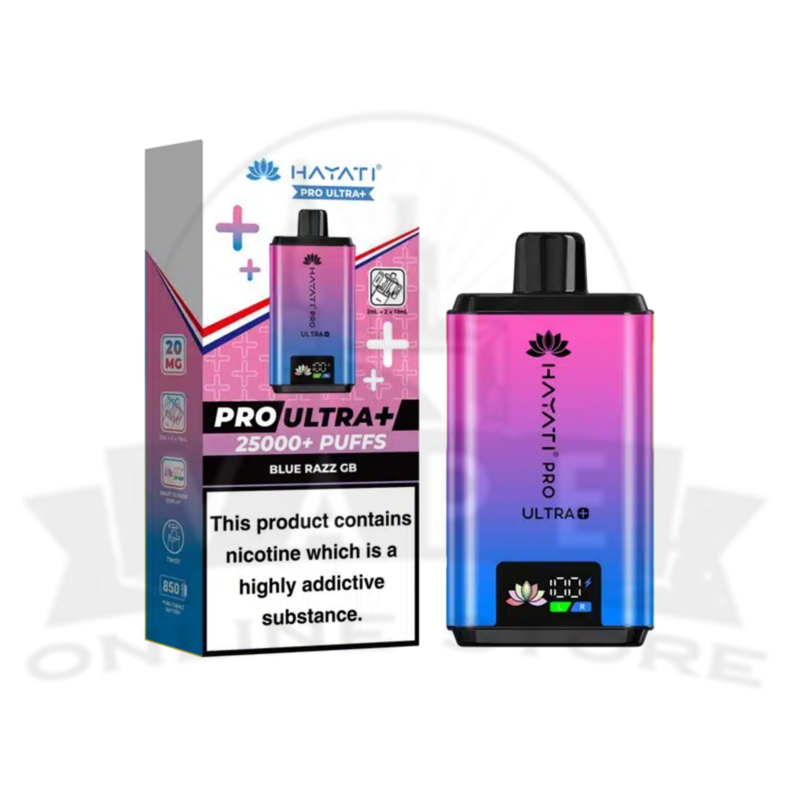hayati pro ultra plus 25000 prefilled pod vape kit | instock