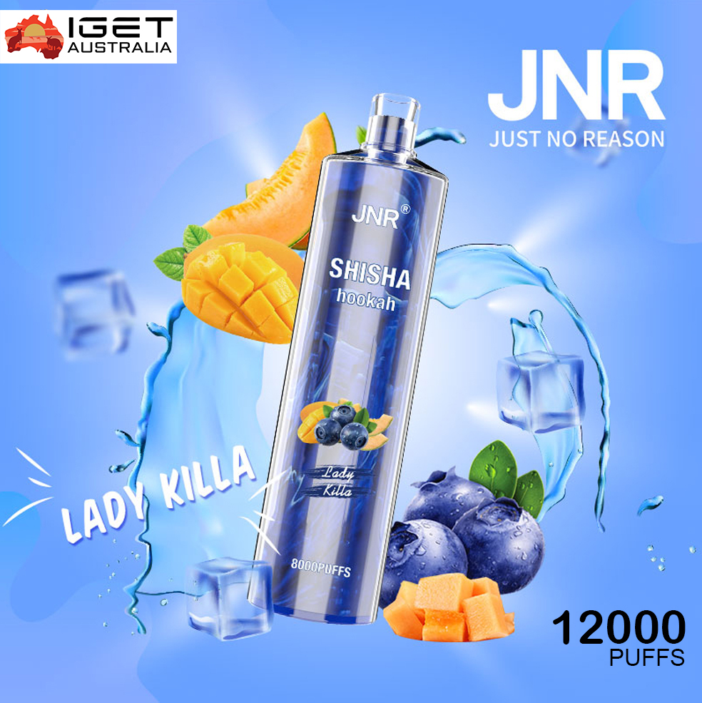 JNR SHISHA HOOKAH – LADY KILLA – 12000 PUFFS