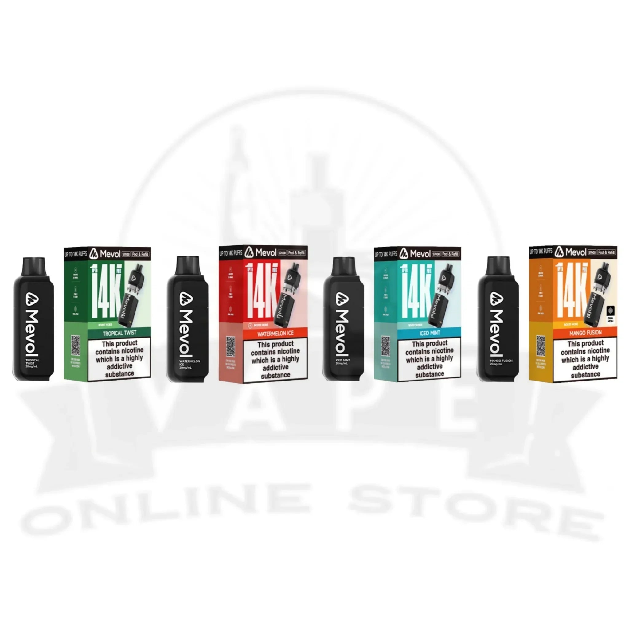 Mevol S7000 Prefilled Replacement Pods