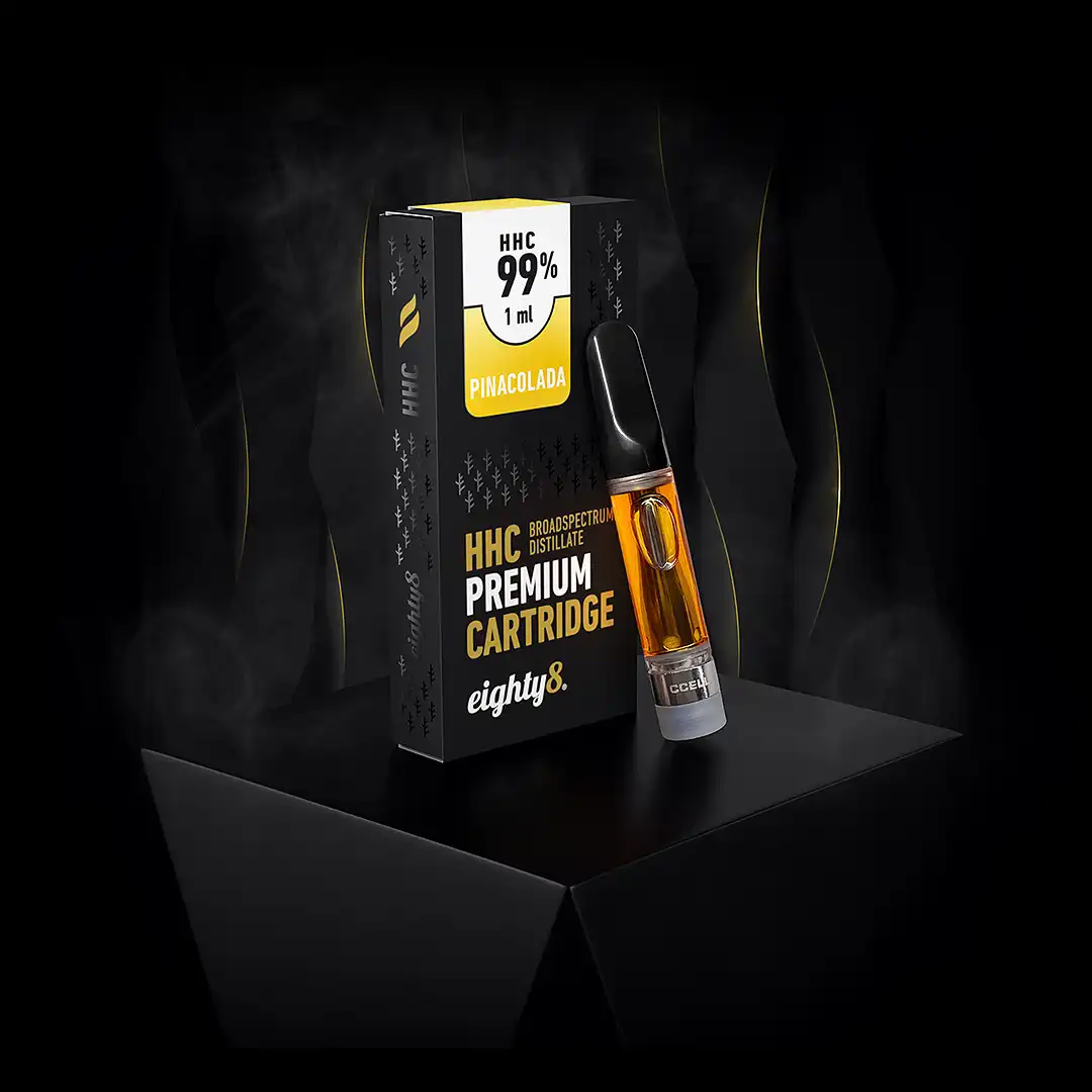 Recarga HHC 99% 1ML Pinacolada – Eighty8 Cartridge - Image 2