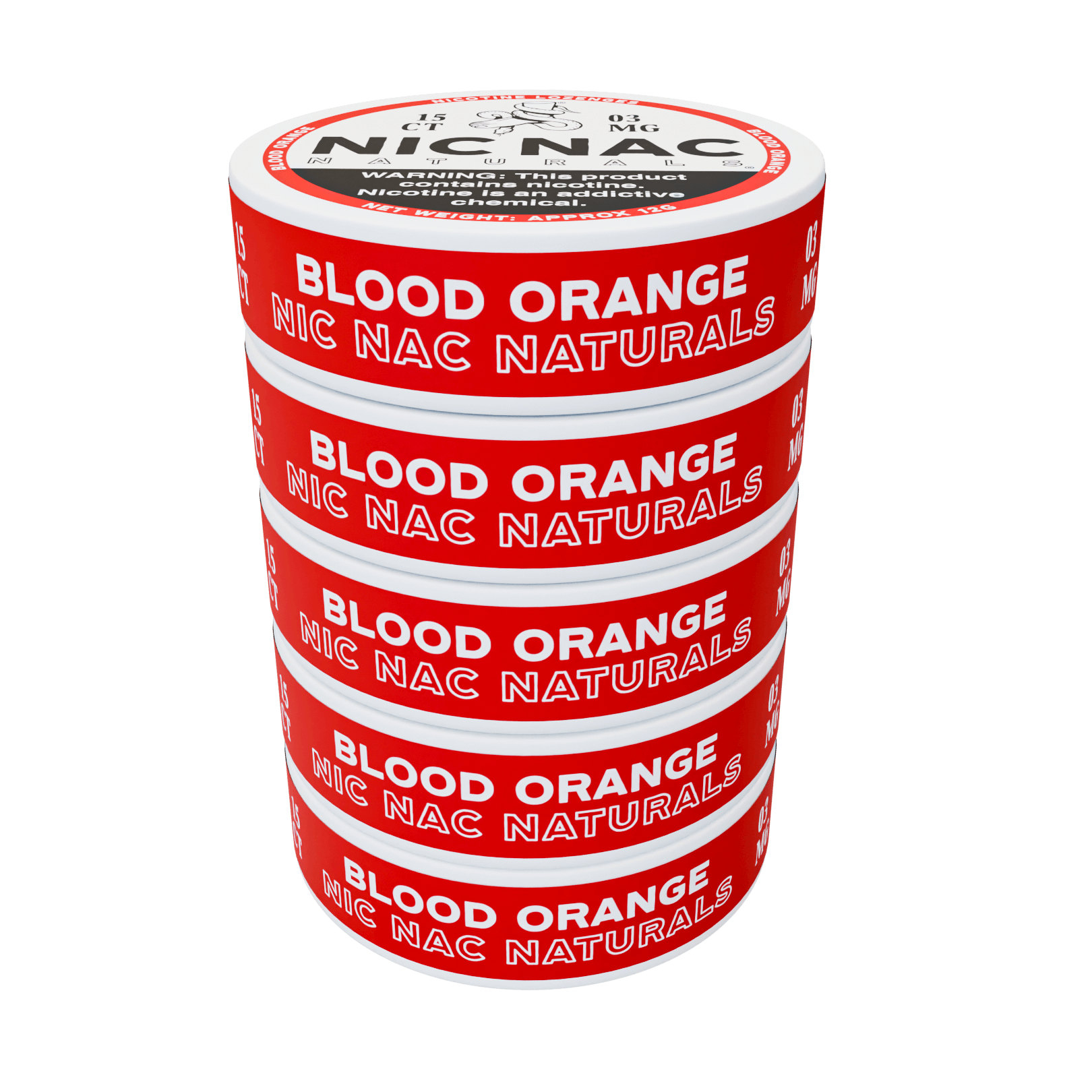 NicNac Blood Orange Lozenges 3MG - Image 2