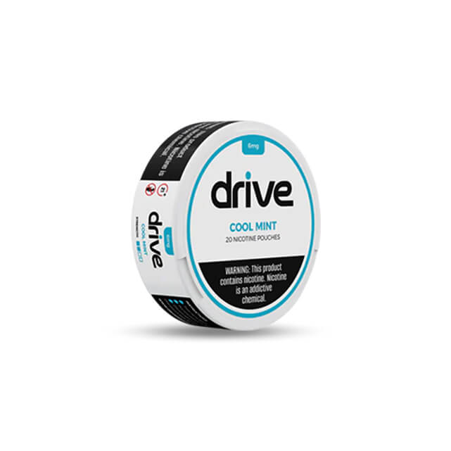 Drive Nicotine Pouches – Cool Mint – 5 Can - Image 3