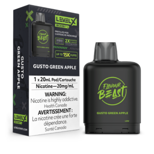Level X Boost - Flavour Beast - Gusto Green Apple Pods