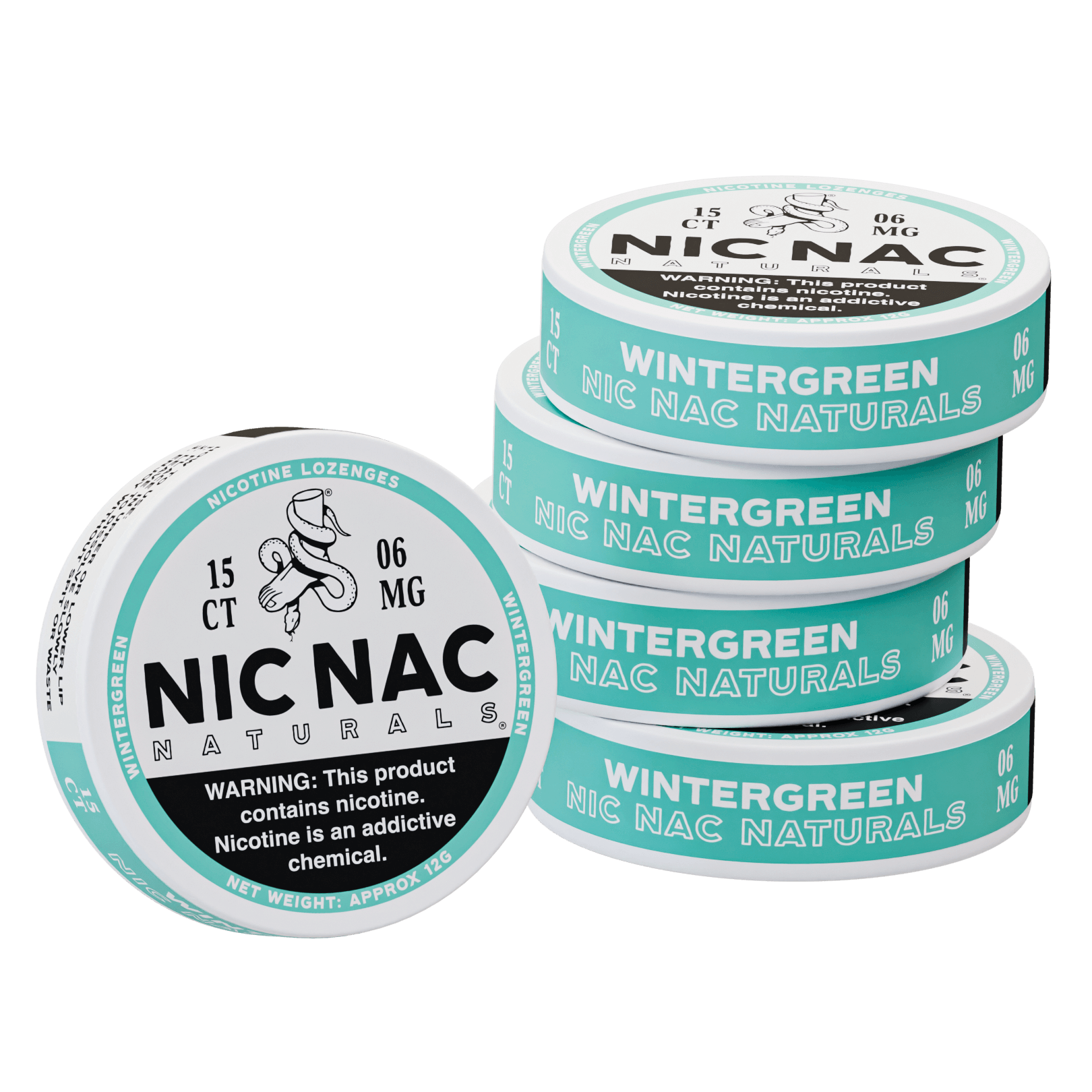 NicNac Wintergreen Lozenges 6MG - Image 2