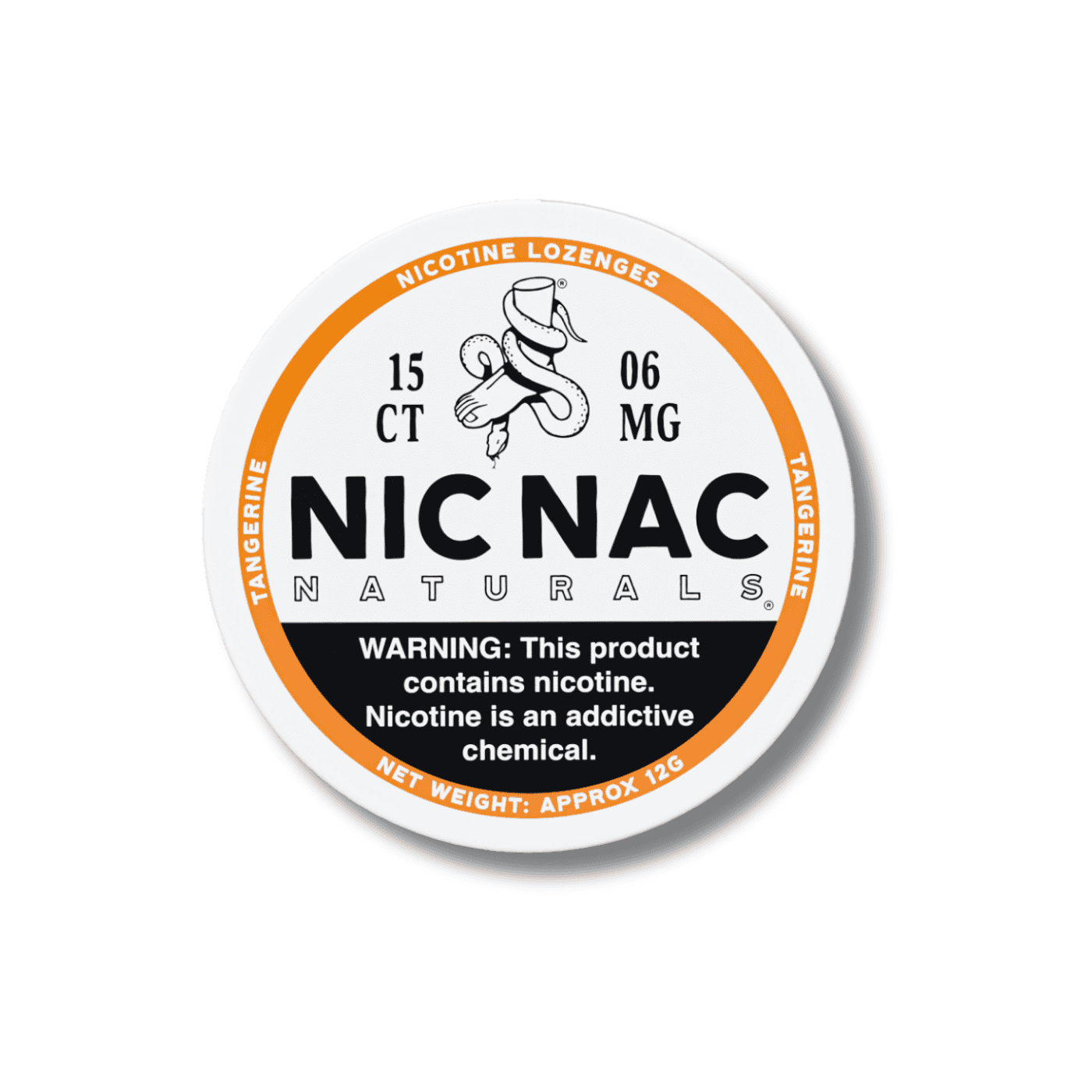 NicNac Tangerine Lozenges 6MG