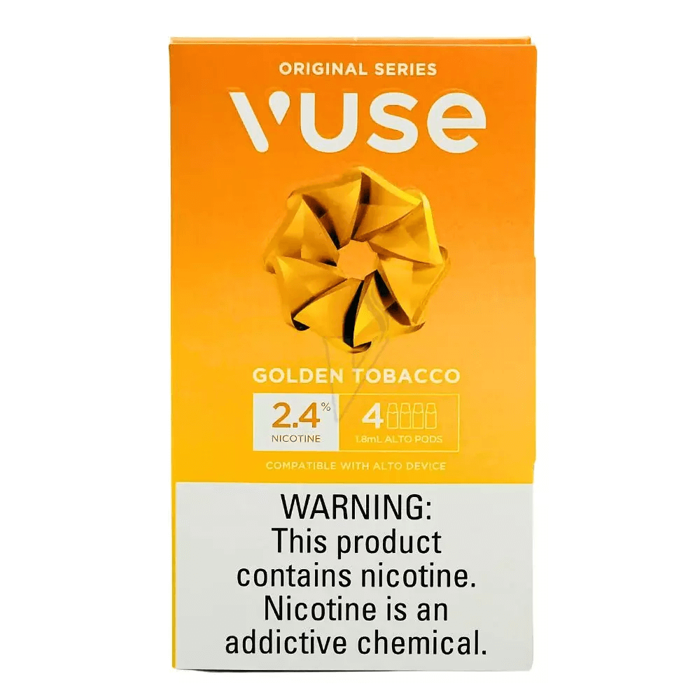 Vuse ALTO Pods – Golden Tobacco – 1.8% 2PK Box of 5