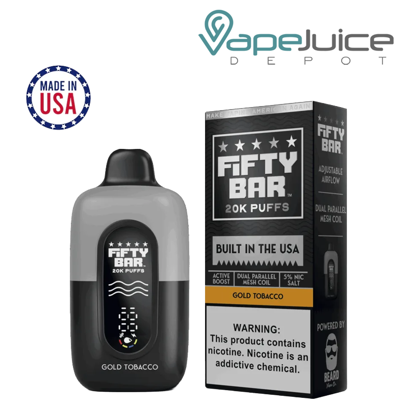 Fifty Bar V2 20k Tobacco Disposable
